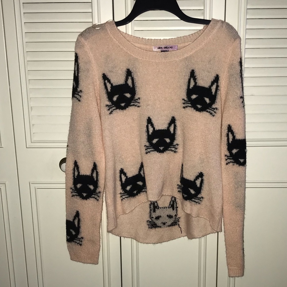 🍭Pink Cat Sweater